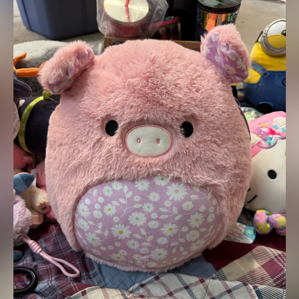 Squishmallows Pink Pig Stuffed Animal